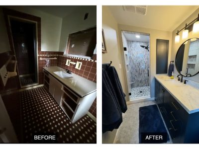 Before After Bathroom Renovation